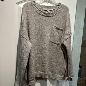 Oversized Gray Sweater!